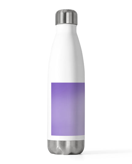 Power Purple Fade 20oz Insulated White Water Bottle