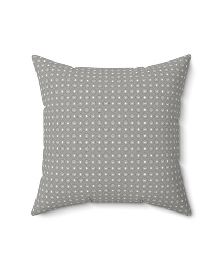 Desaturated Star-crossed Bodies Faux Suede Square Pillow, 16" x 16"