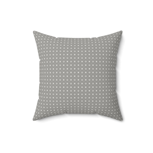 Desaturated Star-crossed Bodies Faux Suede Square Pillow, 16" x 16"