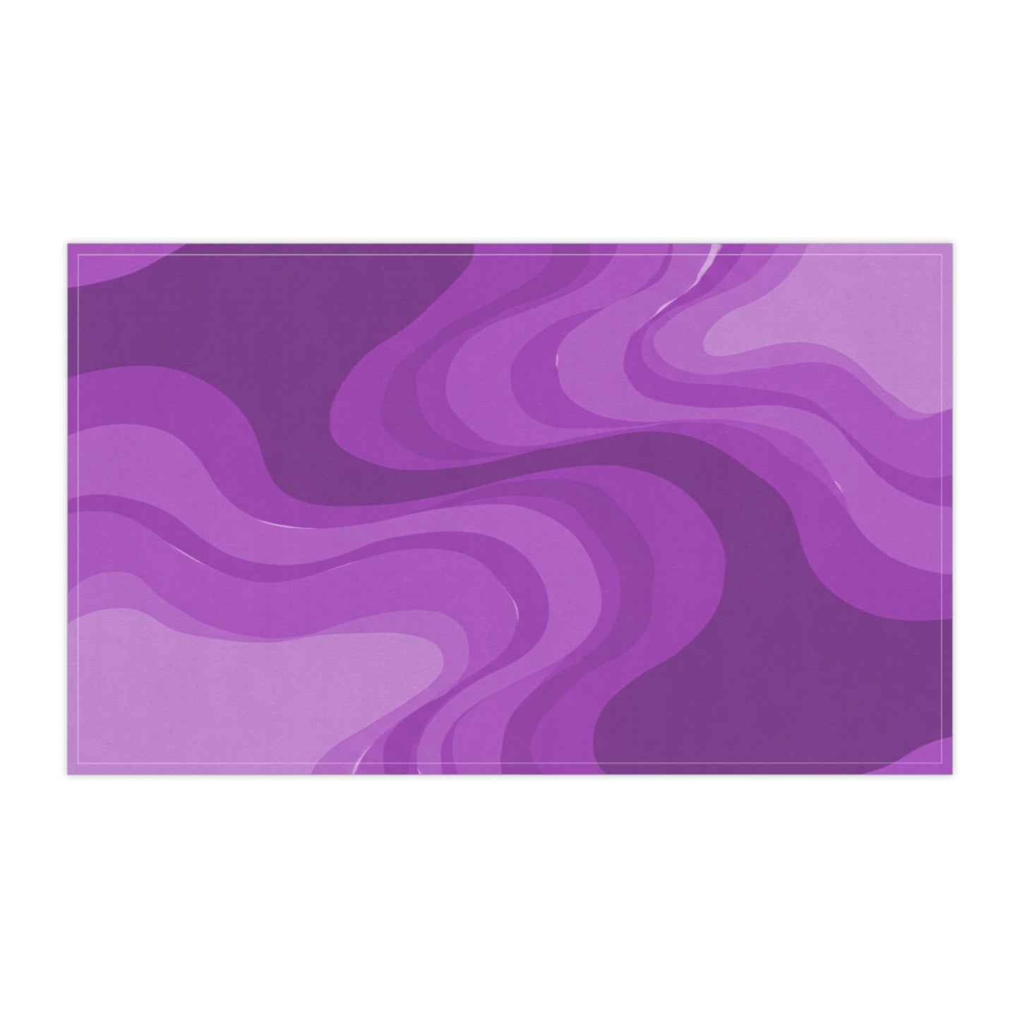 Wavey Purple Wavey Tea Towels (cotton, poly), 18" x "30