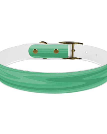 Mint Green Wavey Large Dog Collar