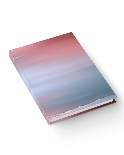 Gray Sea Pink Fog 5" x 7" Journal - 128 Ruled Line pages