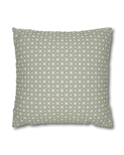 Olive Star-crossed Bodies Spun Polyester Square Pillowcase, 14" x 14"