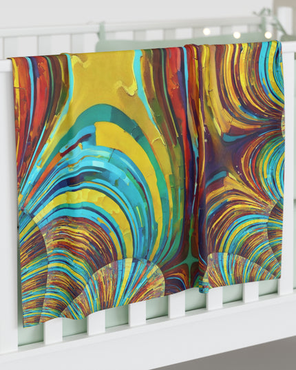 Uzi Spiral Alpha Baby Swaddle 30″×40″ Blanket
