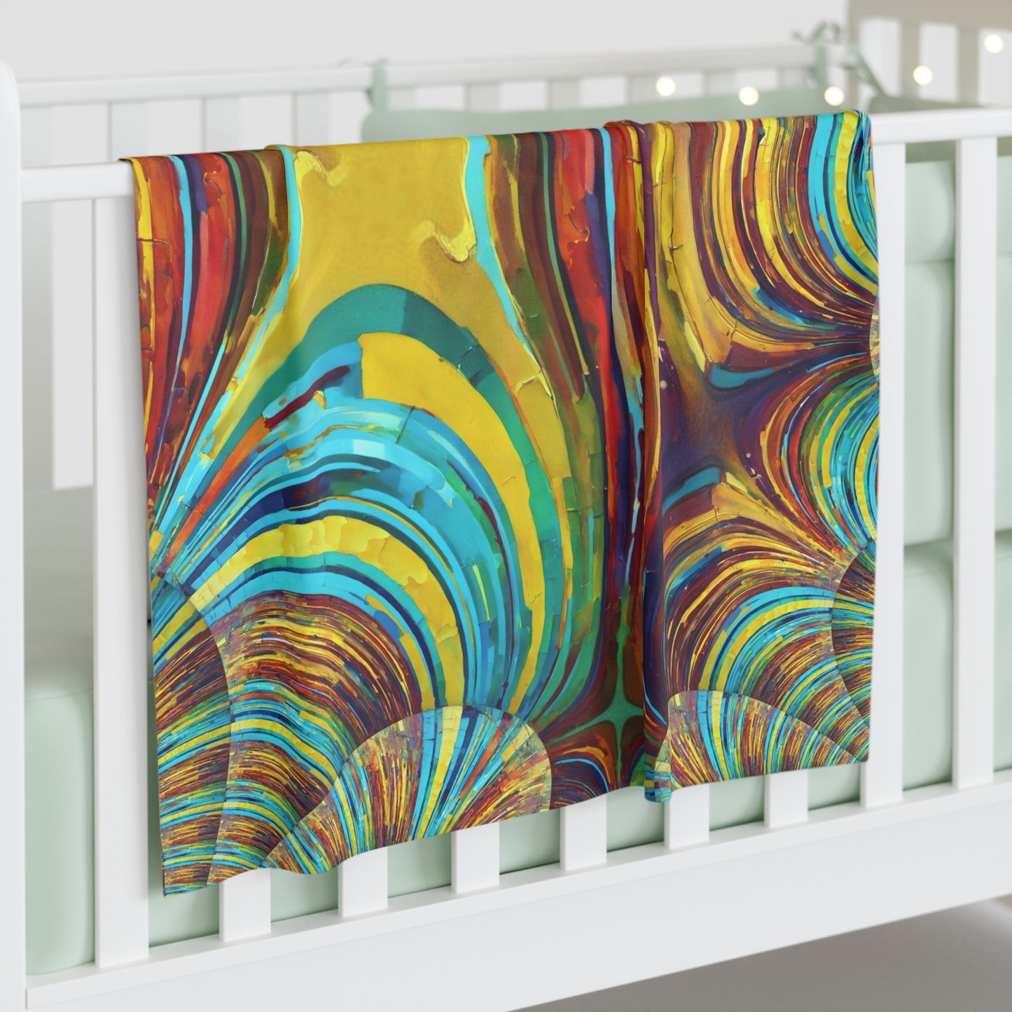 Uzi Spiral Alpha Baby Swaddle 30″×40″ Blanket
