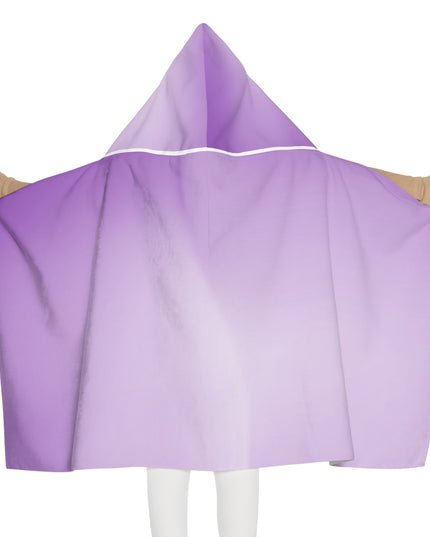Soft Lavender Fade Youth Hooded Towel, 24" x 48"