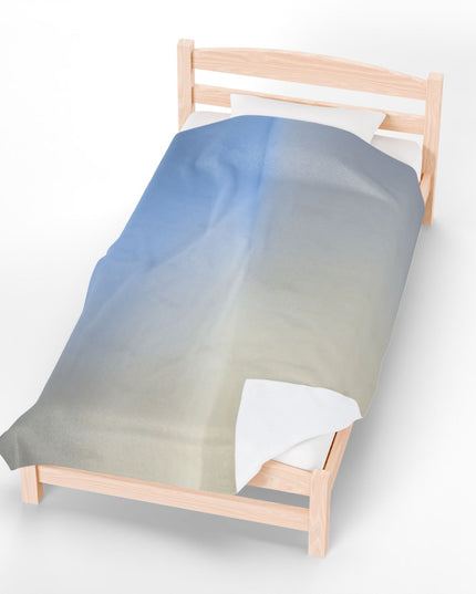 Cobalt Fade Velveteen Plush Blanket, 60" x 80"