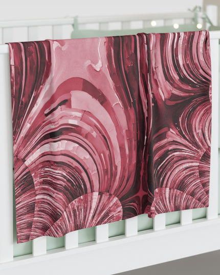 Uzi Spiral Ruby Baby Swaddle 30″×40″ Blanket