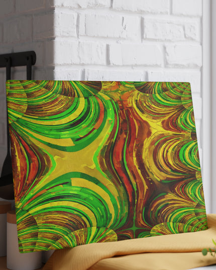 Uzi Spiral Beta 11" x 15" Glass Cutting Board