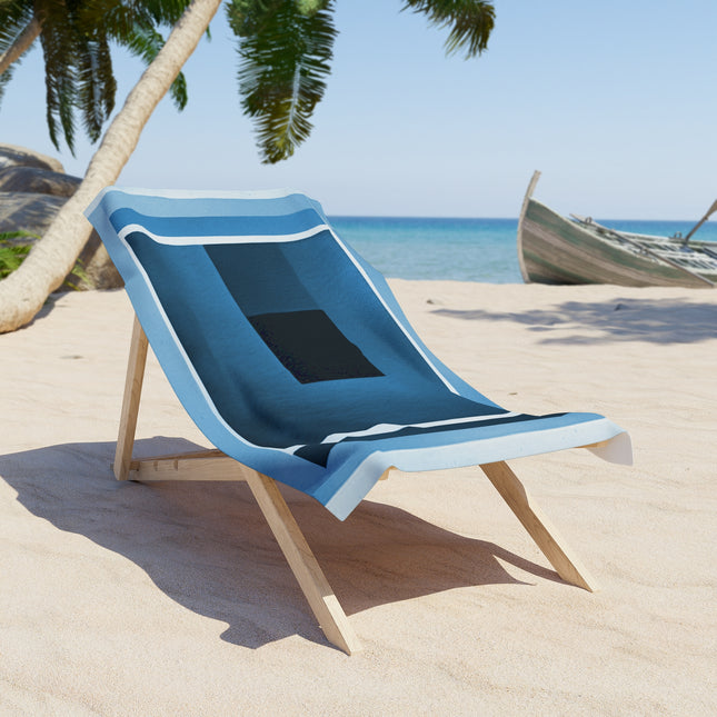 Blue Shadow 30" x 60" Beach Towel