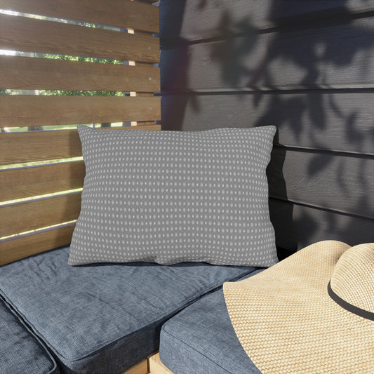 Desaturated Star-crossed Bodies Outdoor Pillow, 20" x 14"