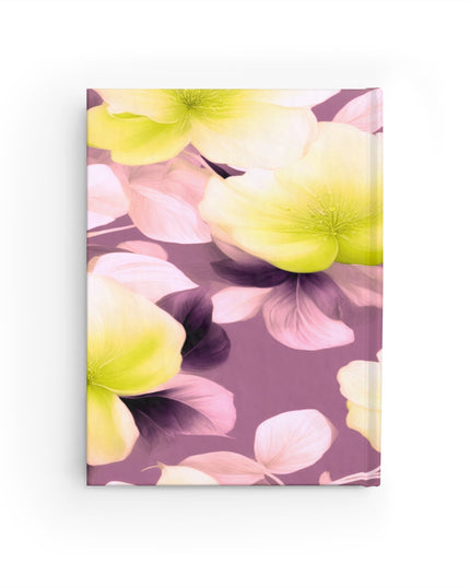 Lemon Blossom Floral Bunch Journal - 128 Blank pages, 5" x 7"