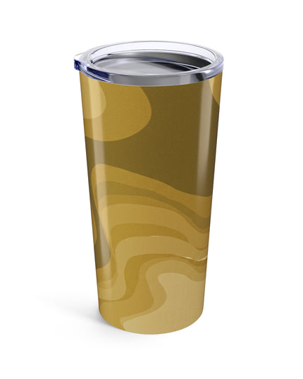 Brown Wavey Tumbler 20oz