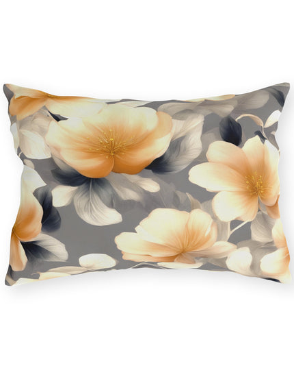 Soft Blossom Floral Bunch Outdoor Pillow, 20" x 14"