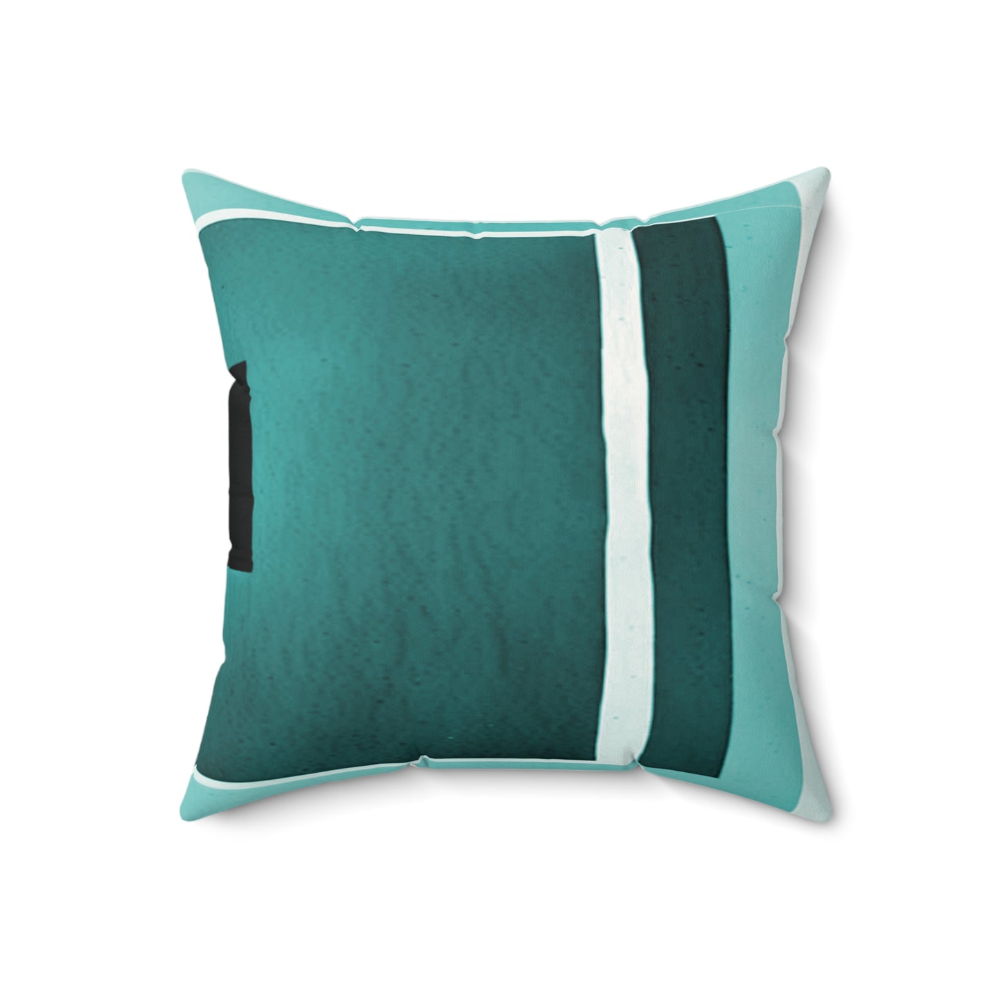 Mint Shadow 18" x 18" Faux Suede Square Pillow