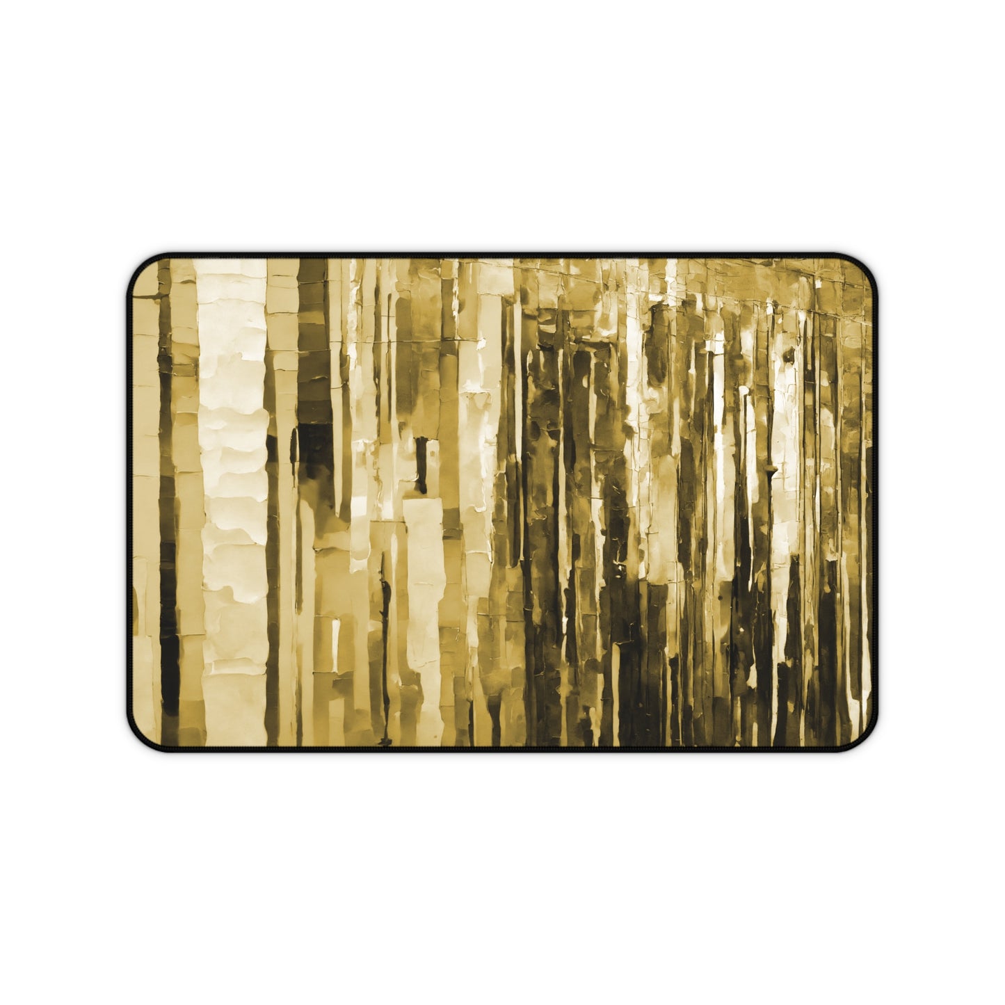 Striped Light Brown 12" x 18" Desk Mat