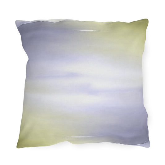 Lavender Sea Golden Fog 18" x 18" Outdoor Pillow