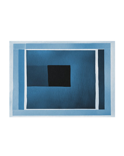 Blue Shadow Outdoor Rug, 60" x 84"