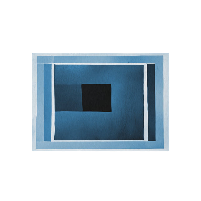 Blue Shadow Outdoor Rug, 60" x 84"