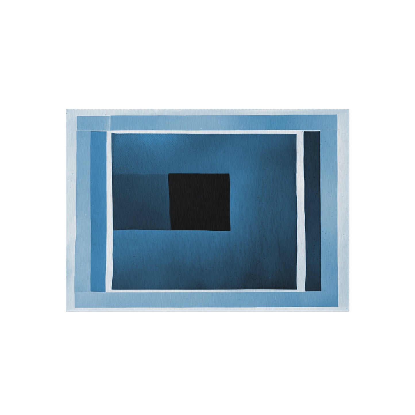 Blue Shadow Outdoor Rug, 60" x 84"