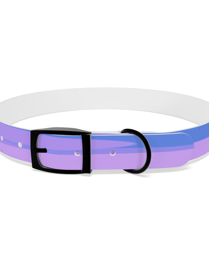 Pastel Purple Family Patches Extra Large Dog Collar