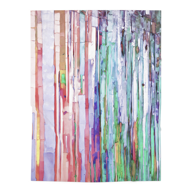 Striped Pastels Baby Swaddle 30″×40″ Blanket