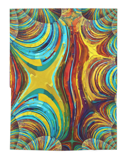 Uzi Spiral Alpha Baby Swaddle 30″×40″ Blanket
