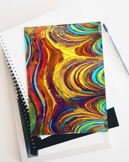 Uzi Spiral Alpha 5" x 7" Journal - 128 Blank pages