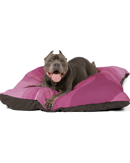 Pinky Mauve Wavey 50" × 40" Pet Bed