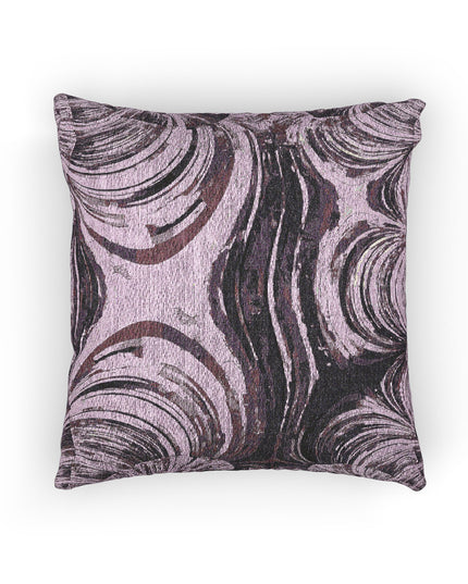 Uzi Spiral Powder Lavender Woven Pillow, 17" x 18"