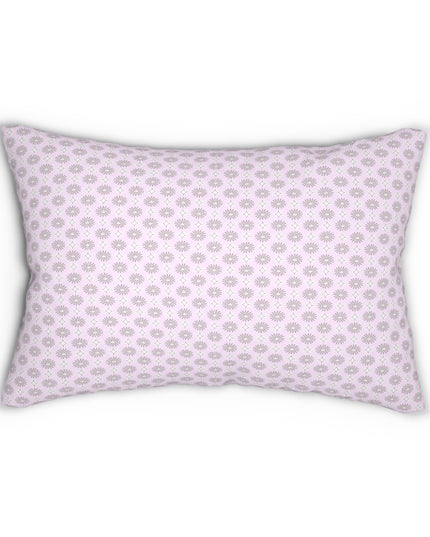 Pink Mornings Star-crossed Bodies Spun Polyester Lumbar Pillow, 20" x 14"