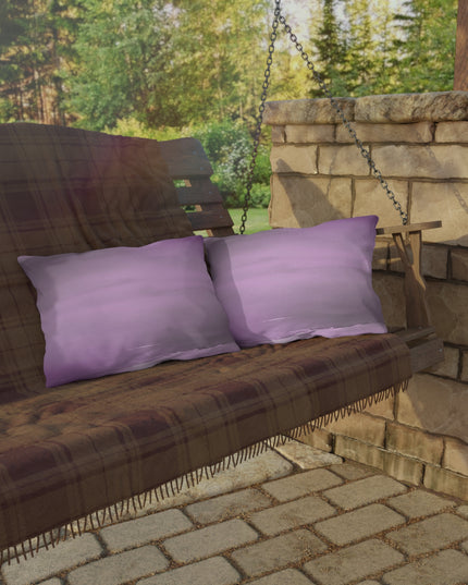 Dark Pink Sea Amethyst Fog 20" x 14" Outdoor Pillow