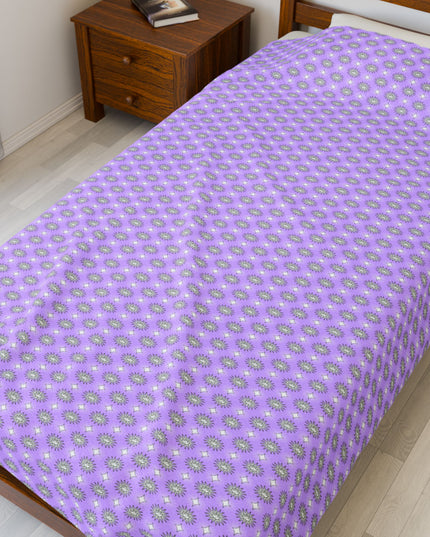 Lavender Star-crossed Bodies Velveteen Plush Blanket, 60" x 80"