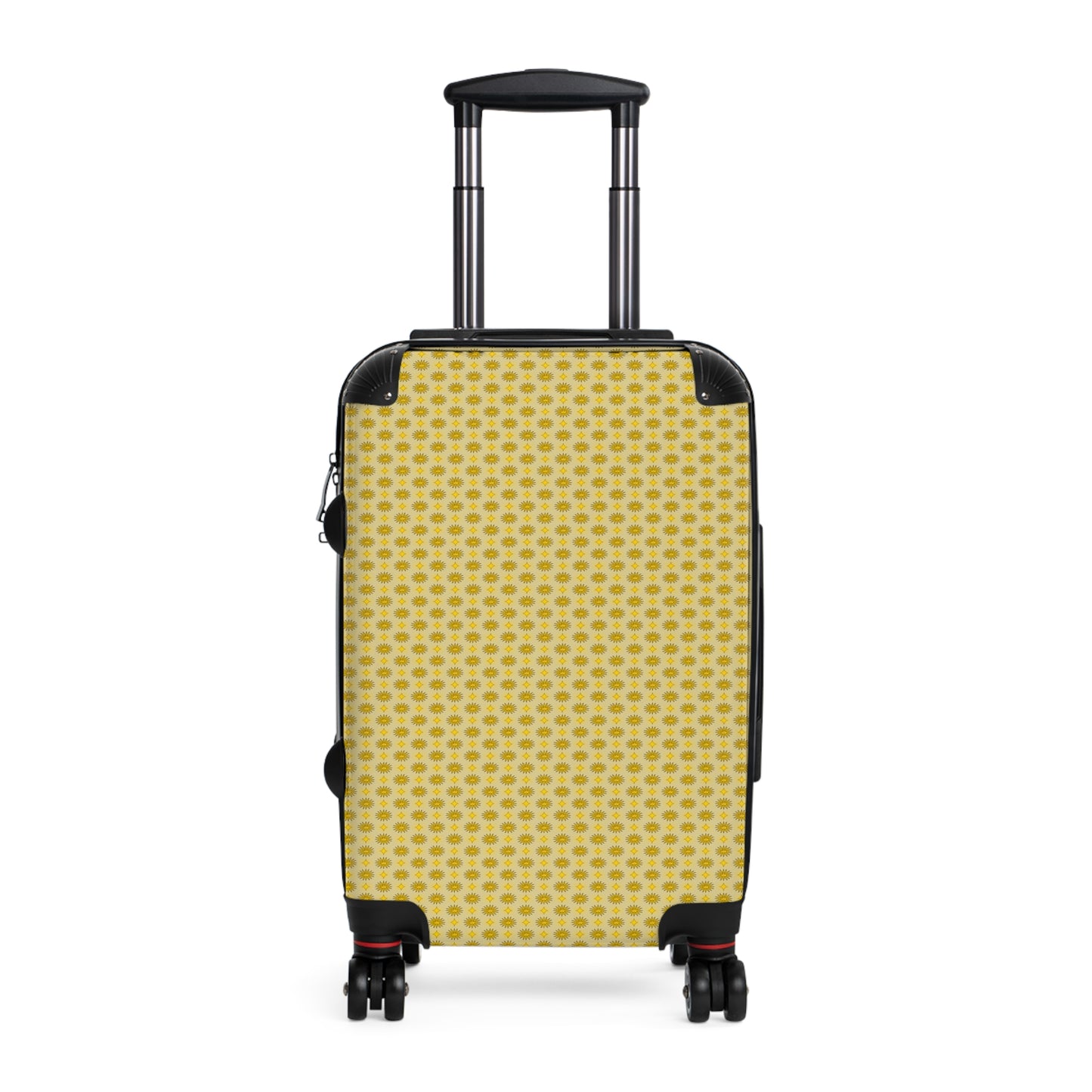 Lemongrass Star-crossed Bodies Small Suitcase with built in lock, 4 double-wheels, telescopic handle, and ABS back hard-shell