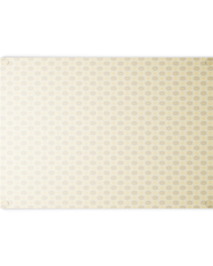 Lemongrass Star-crossed Bodies Glass Cutting Board,  8" x 11"