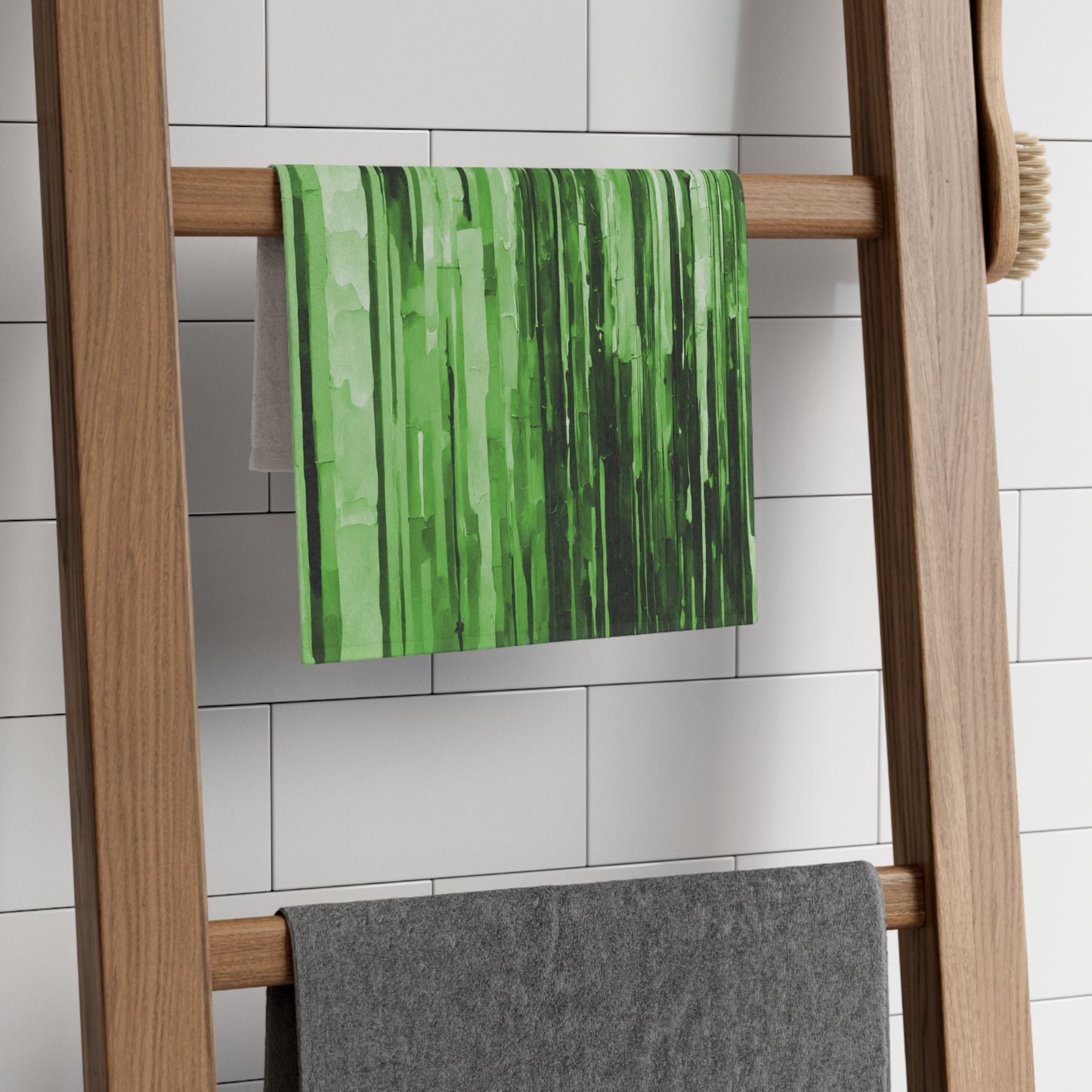 Striped Mint Pastel Rally Towel, 11" x 18"