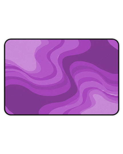 Wavey Purple Wavey 12" x 18" Desk Mat