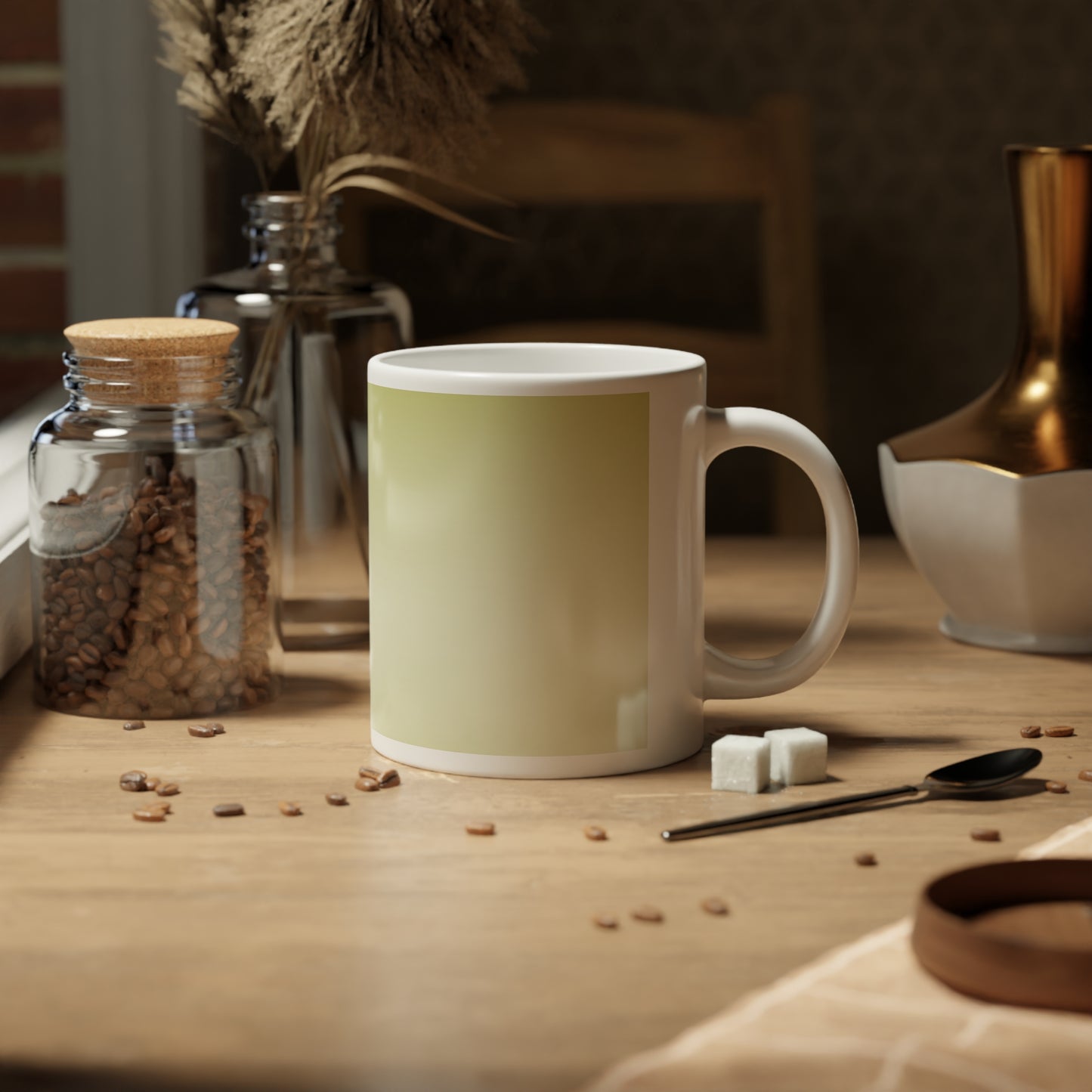 Lemon Fade 20 oz White Glossy Jumbo Mug
