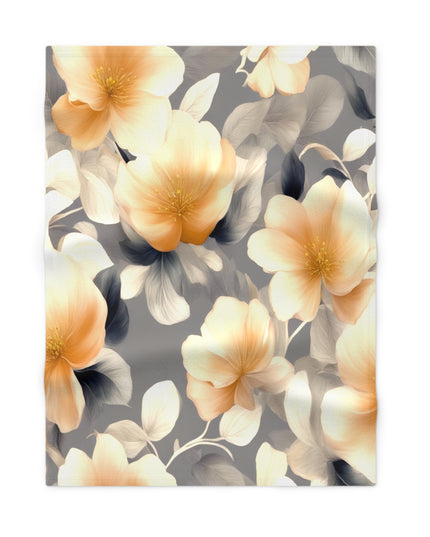 Soft Blossom Floral Bunch Soft Fleece Baby Blanket, 30" x 40"
