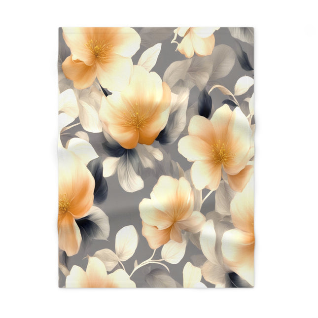 Soft Blossom Floral Bunch Soft Fleece Baby Blanket, 30" x 40"