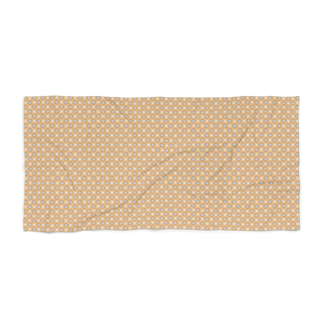 Tan Sunset Star-crossed Bodies 30" x 60" Beach Towel
