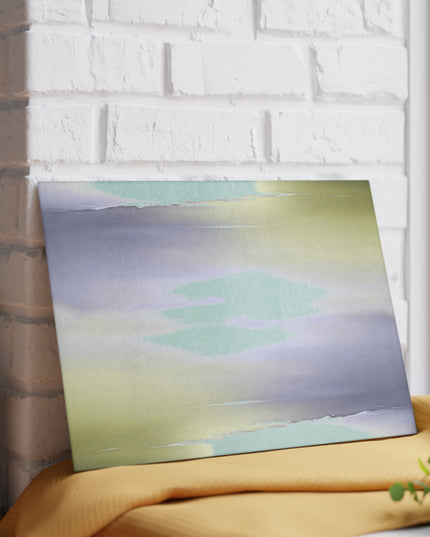 Lavender Sea Golden Fog 8" x 11" Glass Cutting Board