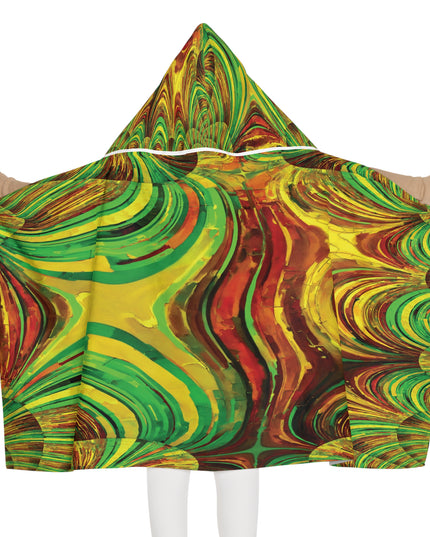 Uzi Spiral Beta Youth Hooded Towel, 24" x 48"