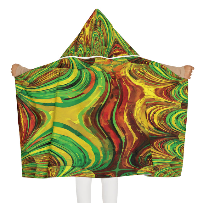Uzi Spiral Beta Youth Hooded Towel, 24" x 48"