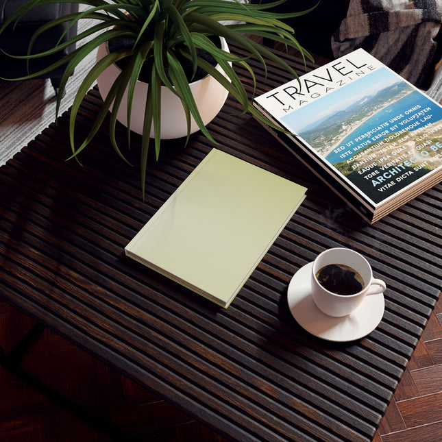 Lemon Fade 5.2" x 7.4" Hard Backed Journal with 128 blank pages