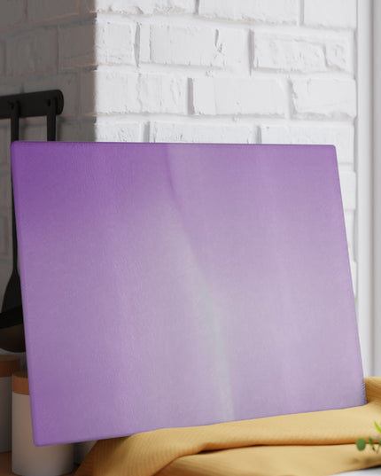 Purple Golden Fade 11" x 15" Glass Cutting Board