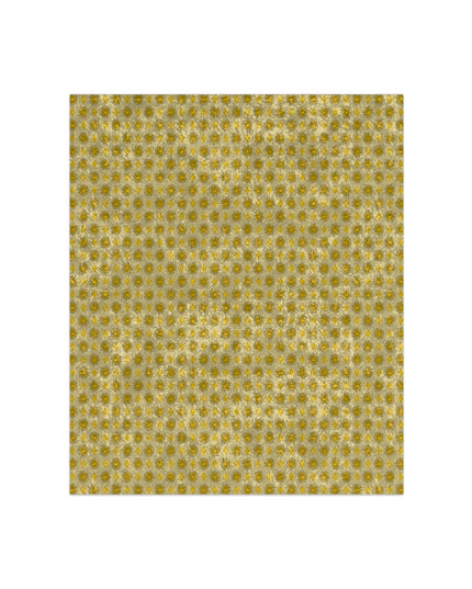 Lemongrass Star-crossed Bodies Crushed Velvet Blanket, 50" x 60"
