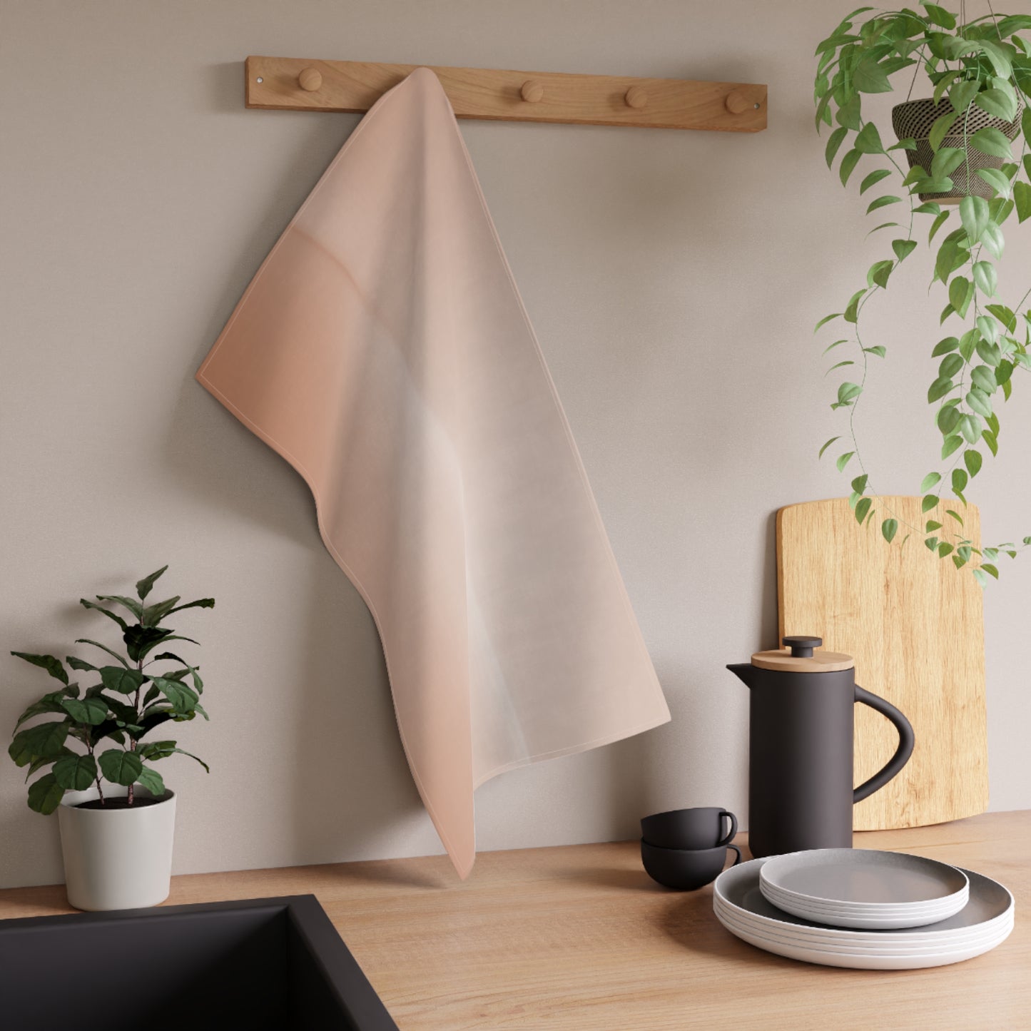 Soft Fade Tea Towels (cotton, poly), 18" x "30