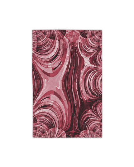Uzi Spiral Ruby Beach Towel, 18" x 27"