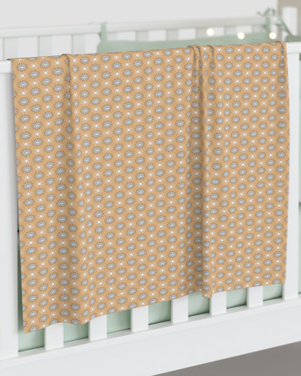 Tan Sunset Star-crossed Bodies Baby Swaddle 30″×40″ Blanket